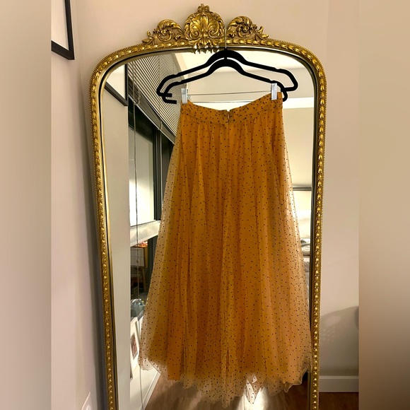 Sezane Masha Tulle Skirt Rose Beige Size US 6 / FR 38 - Picture 5 of 10